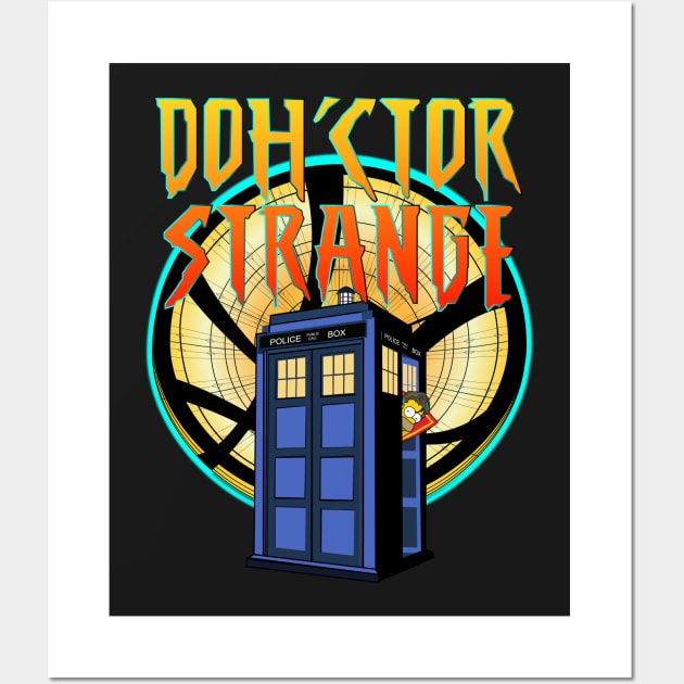 DOH'CTOR STRANGE Wall Art by KARMADESIGNER T-SHIRT SHOP